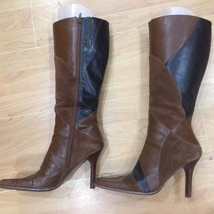 Aldo tall genuine leather/suede boots